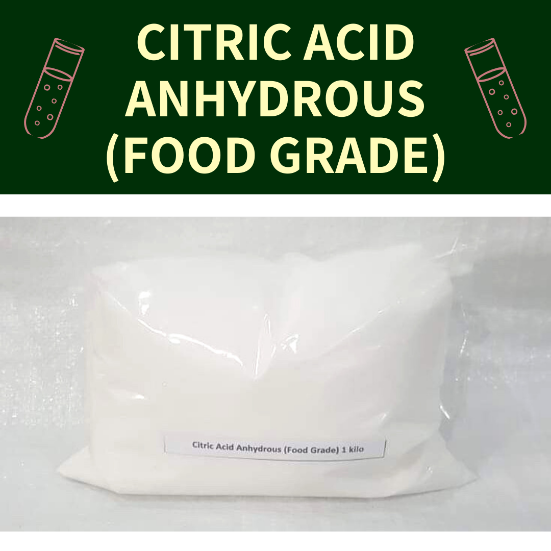 Citric Acid Anhydrous, Citric Acid, preservative, bath bomb making, soap making, Chemstore, Chemstore PH, Philippines